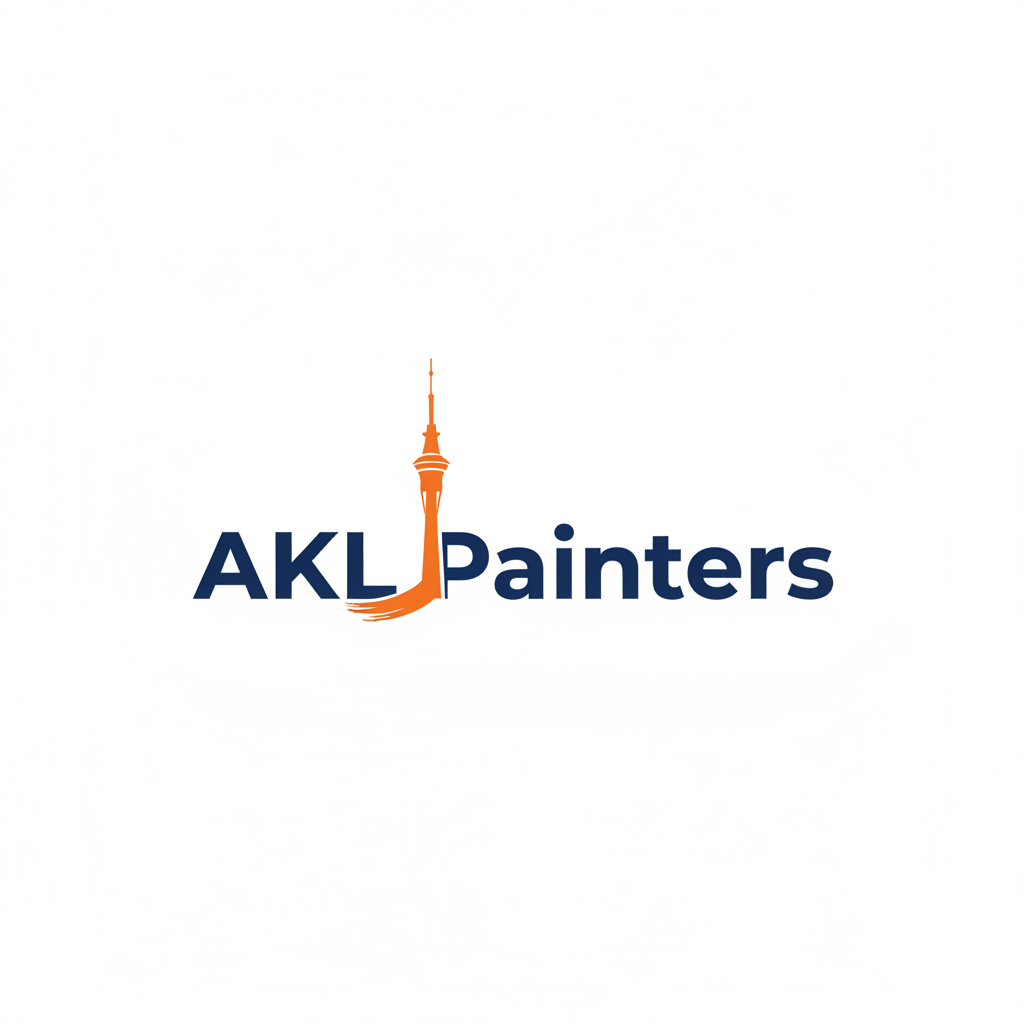 AKL Painters company logo featuring Auckland Sky Tower